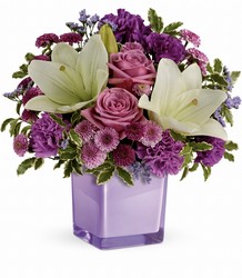 Teleflora's Pleasing Purple Bouquet From Rogue River Florist, Grant's Pass Flower Delivery
